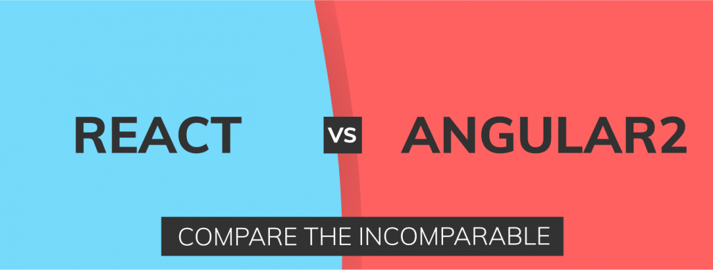 React vs Angular compare - header image