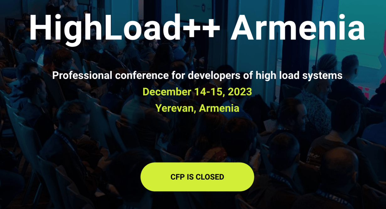 HighLoad++ Armenia 2023