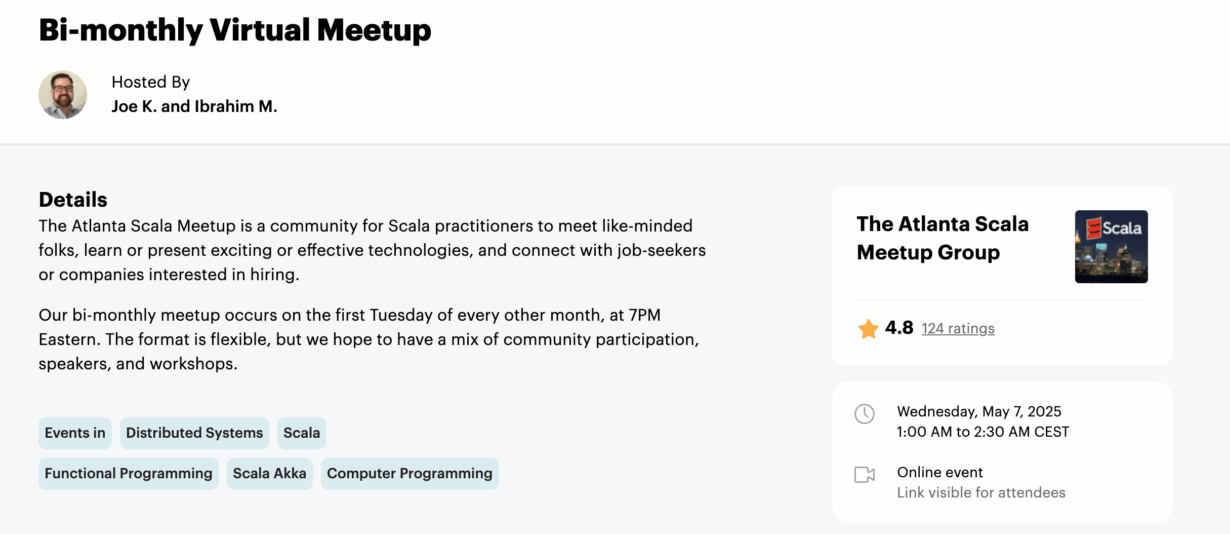 scala conferences may